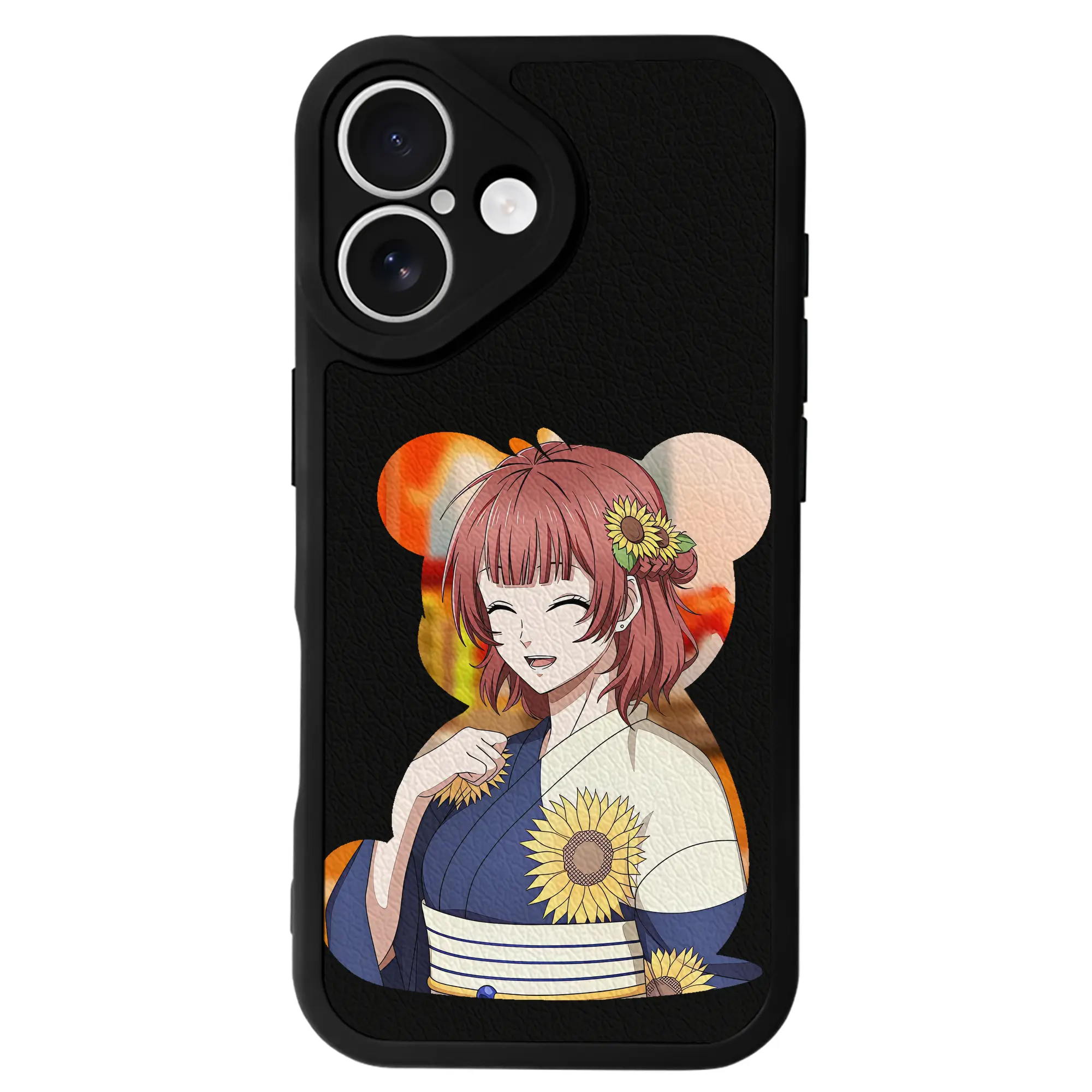 ブルーロック グッズ 帝襟 安里 - IPhone 16シリーズ対応 ・ シリコンスマホケース ・ レザー調 ・ 高精度フィット ・ 耐衝撃 ・ ワイヤレス充電対応 ・ 精密カット